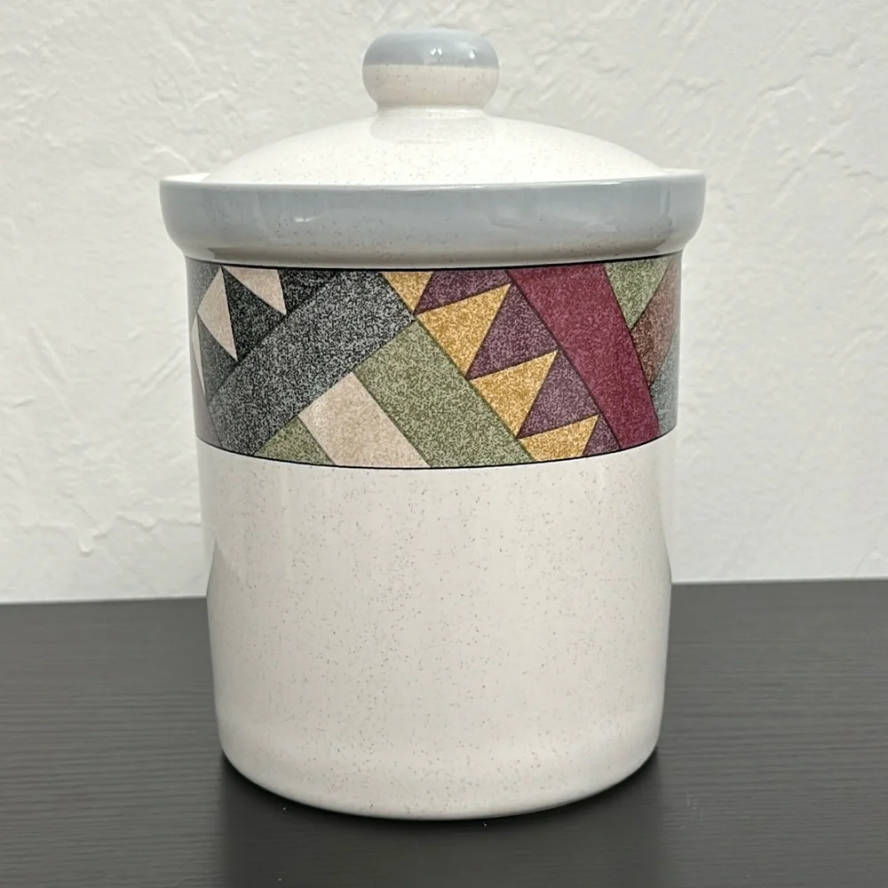 Studio Nova Large 7 5/8” Palm Desert Canister & Lid